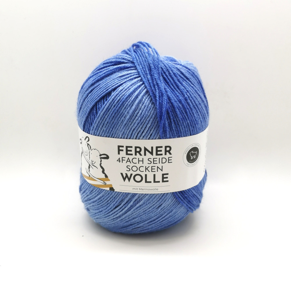 Ferner 4fach Seide Sockenwolle 838-25 Blautöne