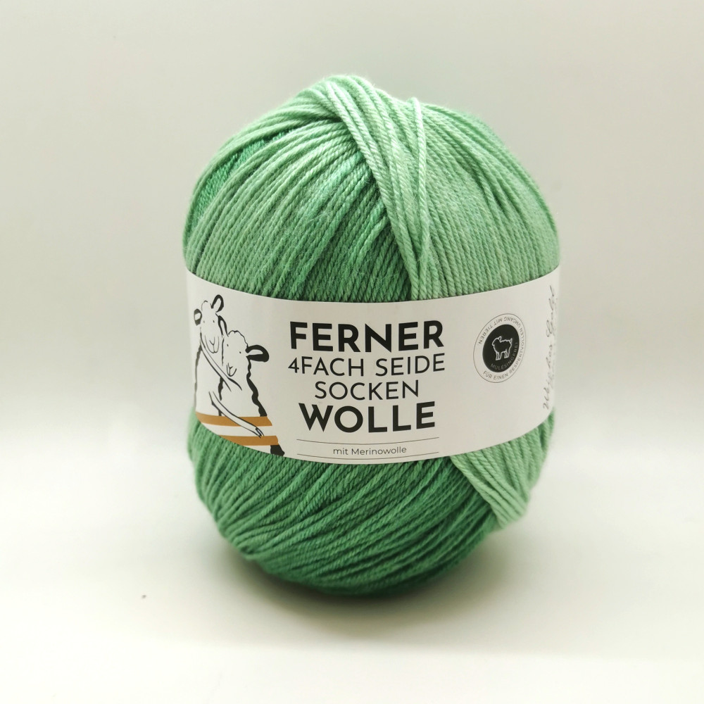 Ferner 4fach Seide Sockenwolle 840-25 Grüntöne