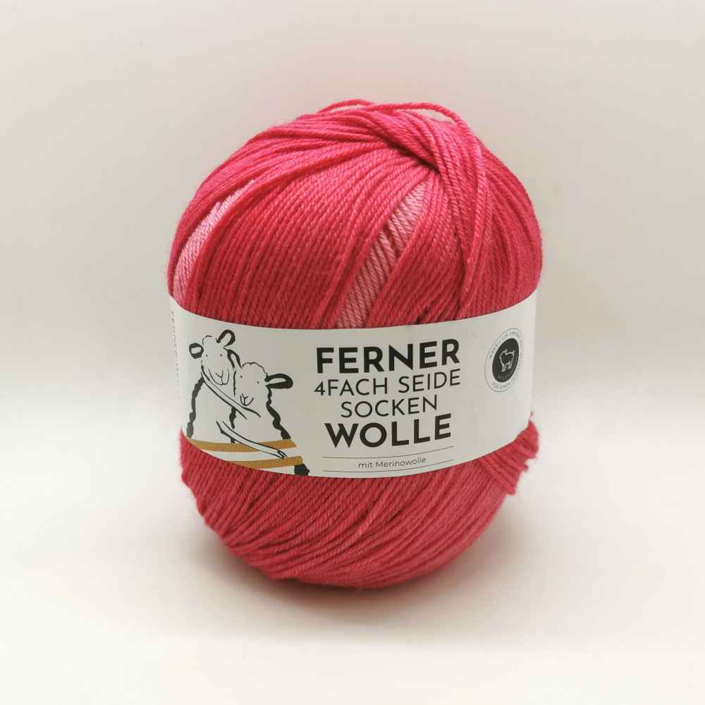 Ferner 4fach Seide Sockenwolle 841-25 Pinktöne