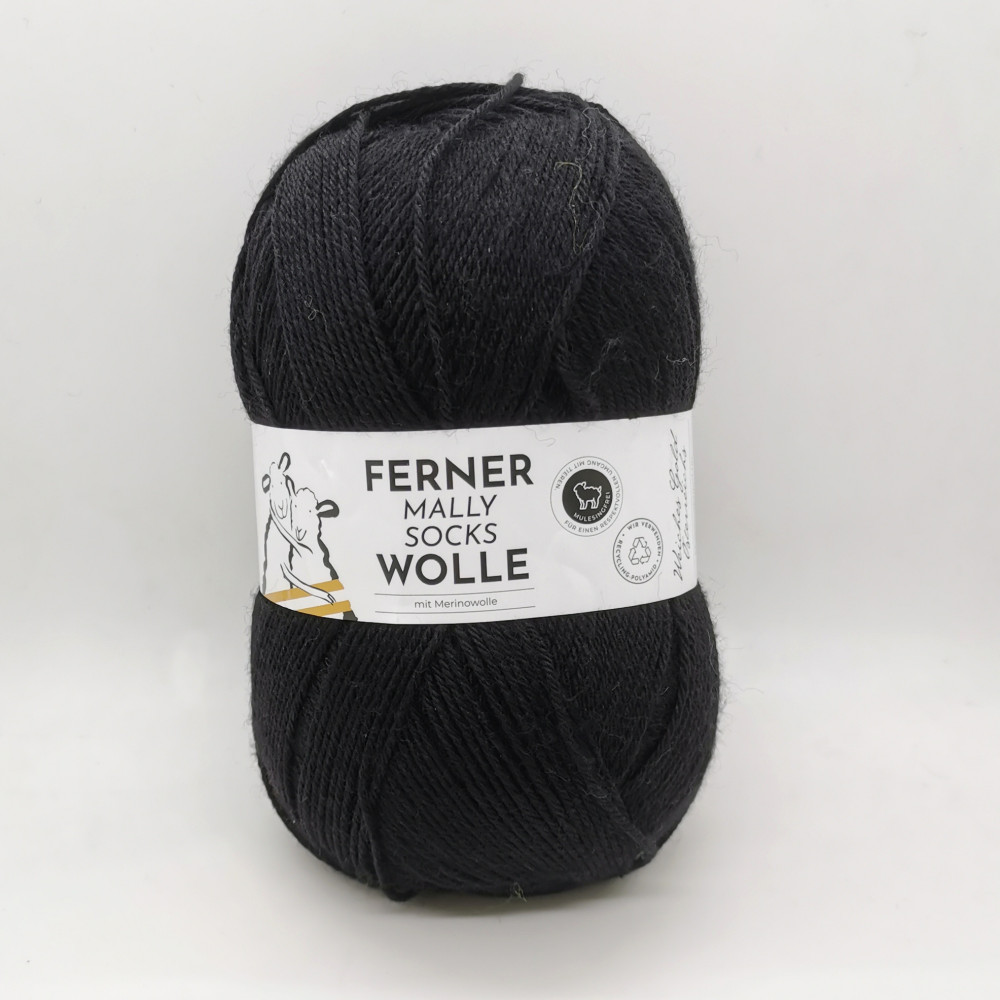 Ferner Mally Socks uni M01 - schwarz