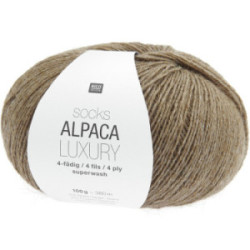Rico Alpaca Luxury Socks 4-fädig 002 beige