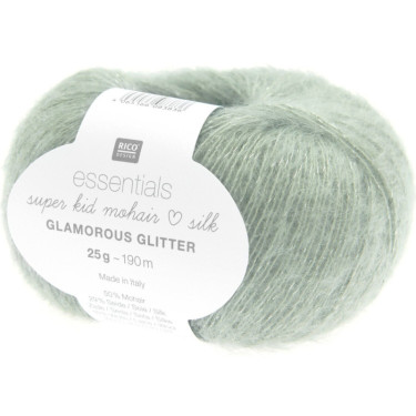 Rico essentials super kid mohair silk Glamorous Glitter 010 efeu