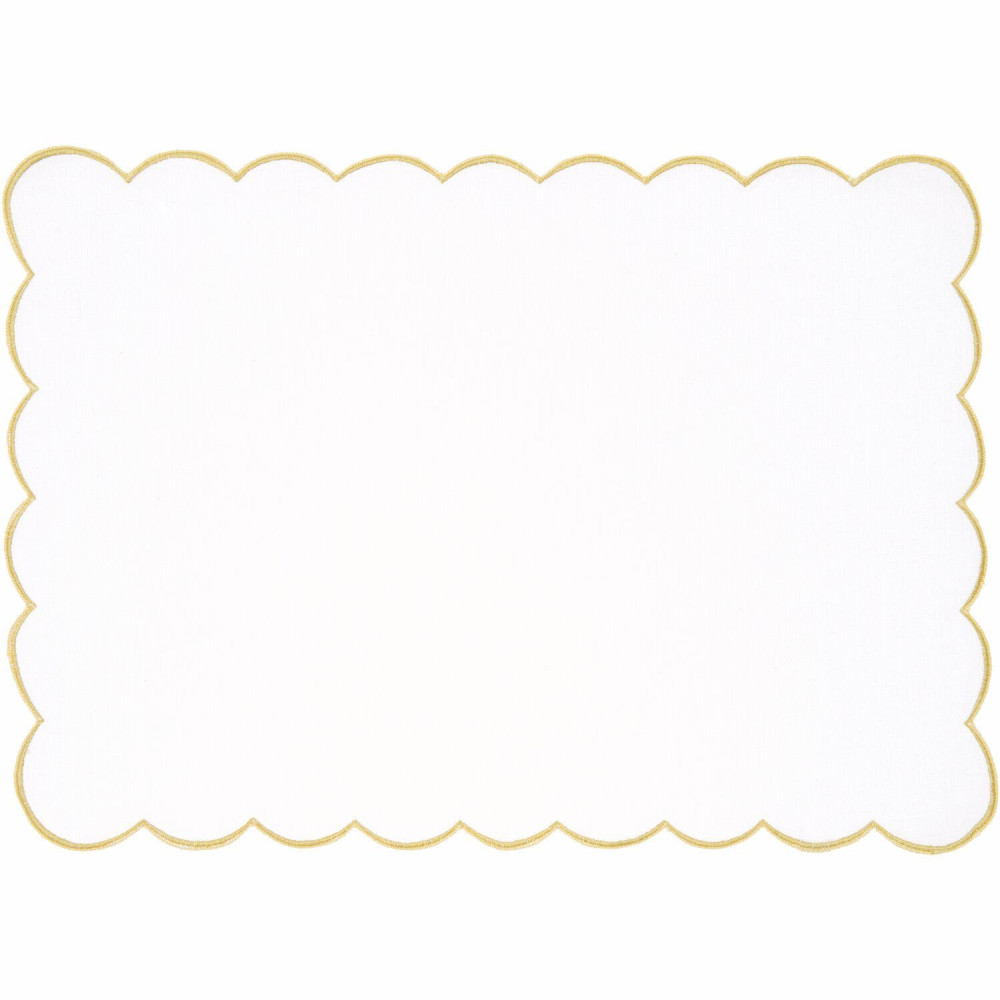 Rico Platzset eckig mit Goldrand