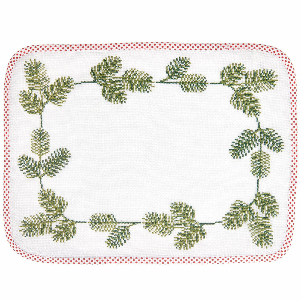 Rico Stickpackung Platzsets Tannenzweige