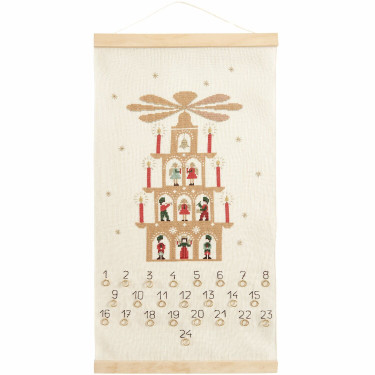 Rico Stickpackung Adventkalender Lichterpyramide