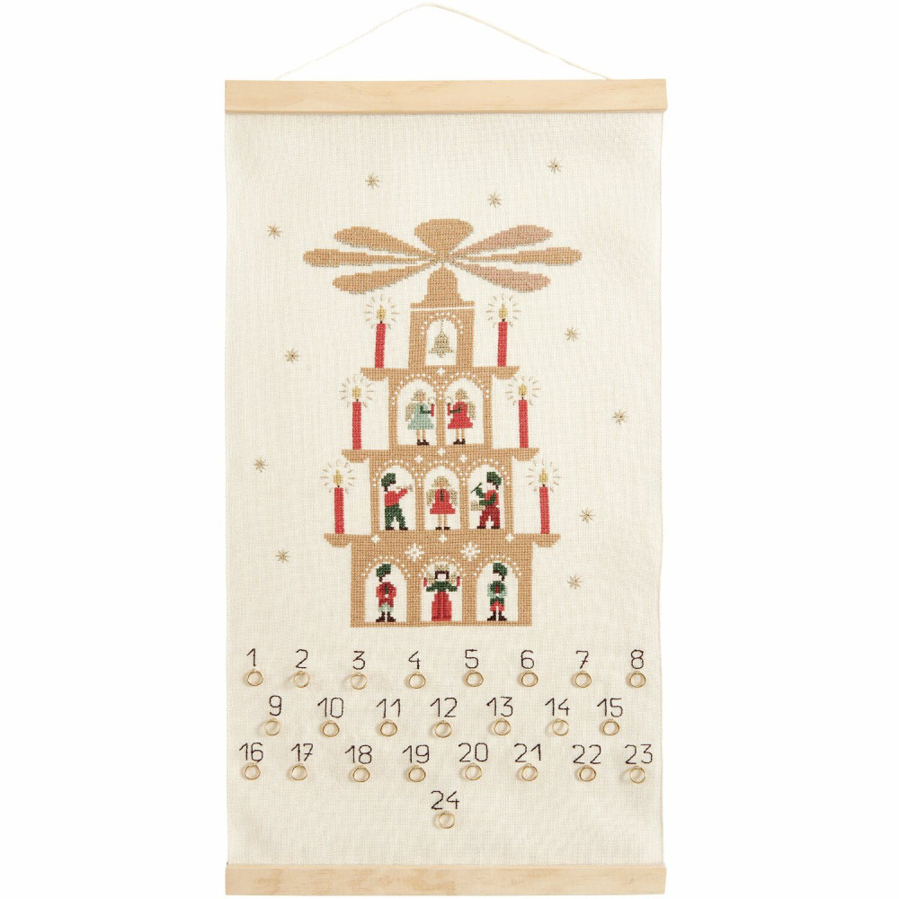 Rico Stickpackung Adventkalender Lichterpyramide