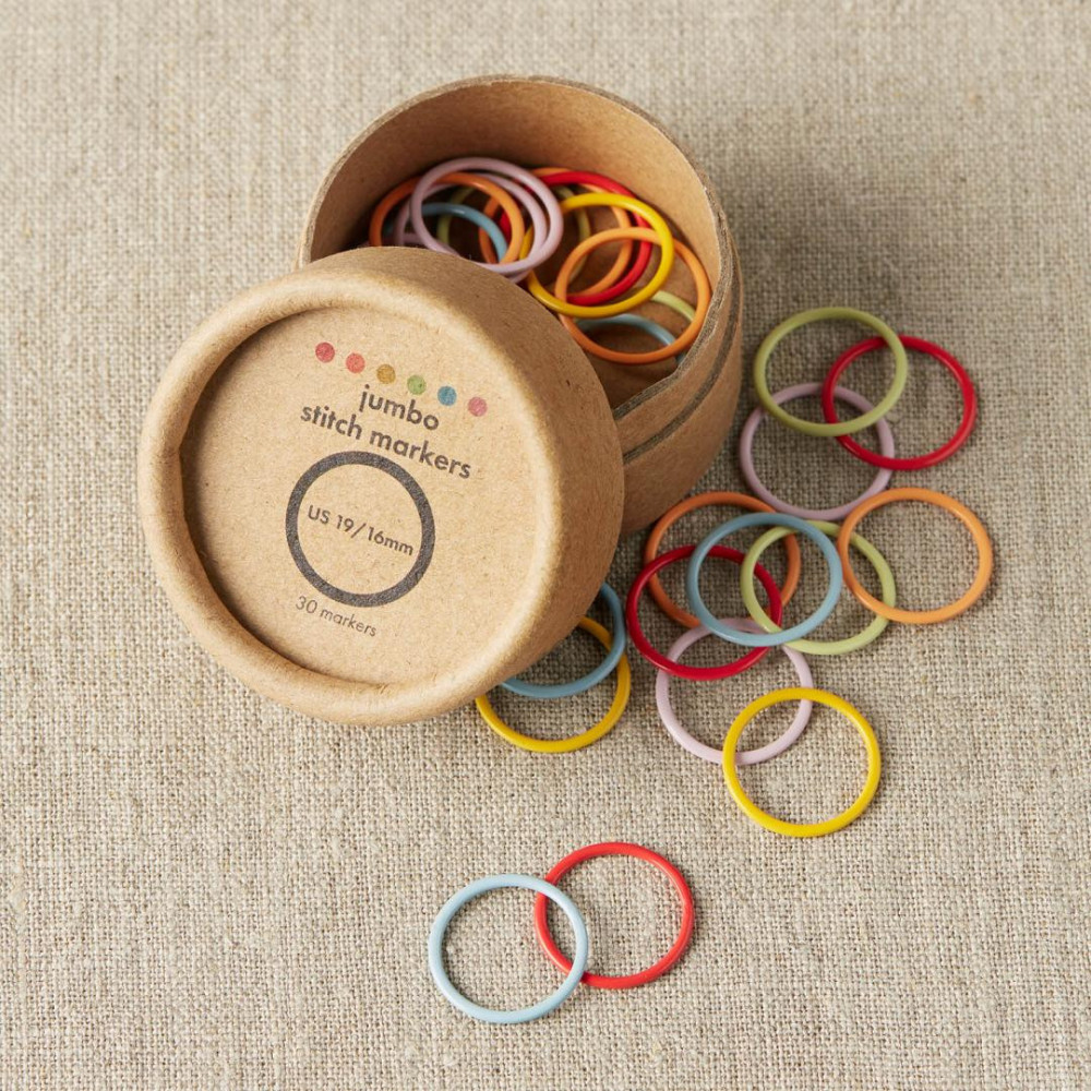 Cocoknits - Colored Ring Stitch Marker (jumbo)
