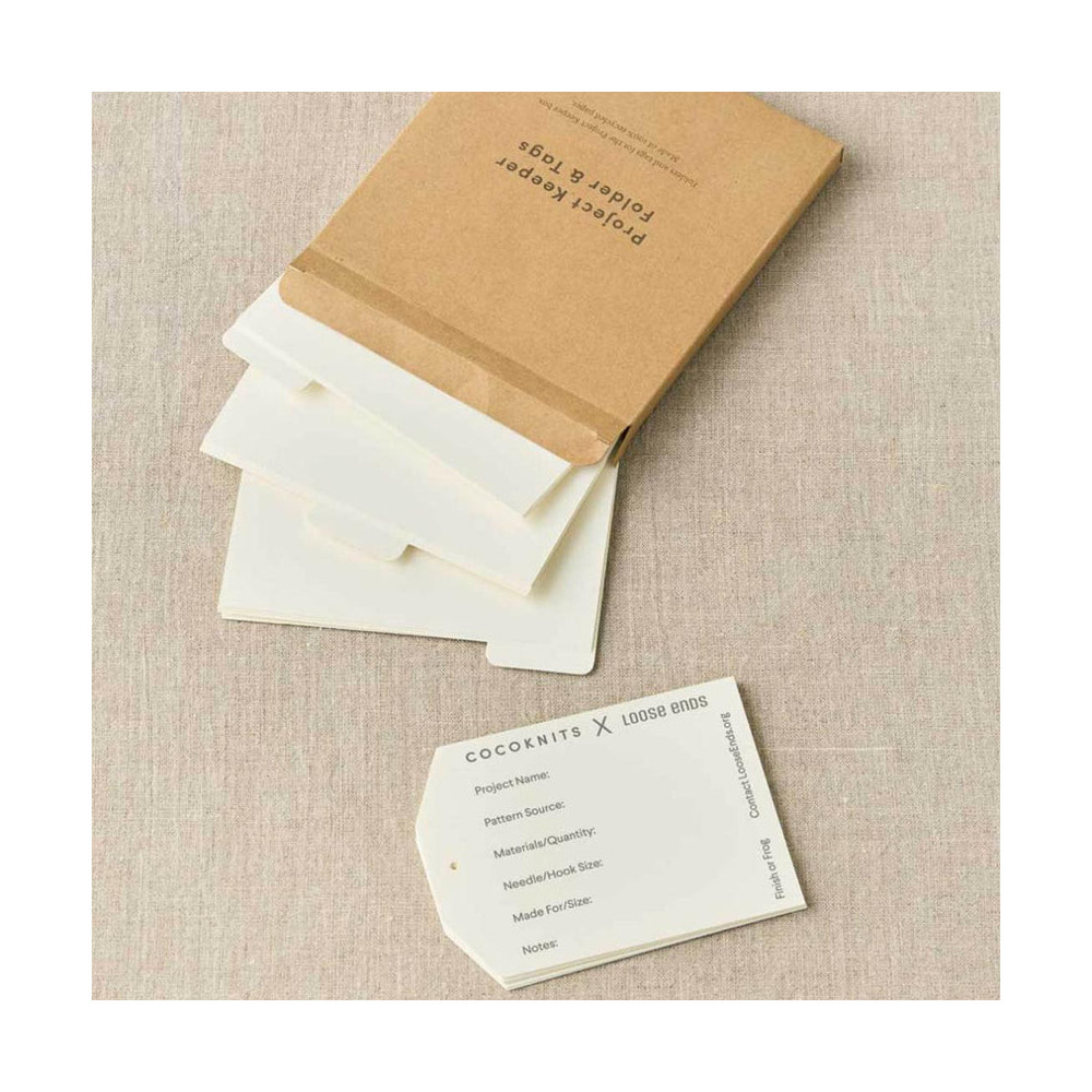 CocoKnits - Project Keeper Folder & Tags