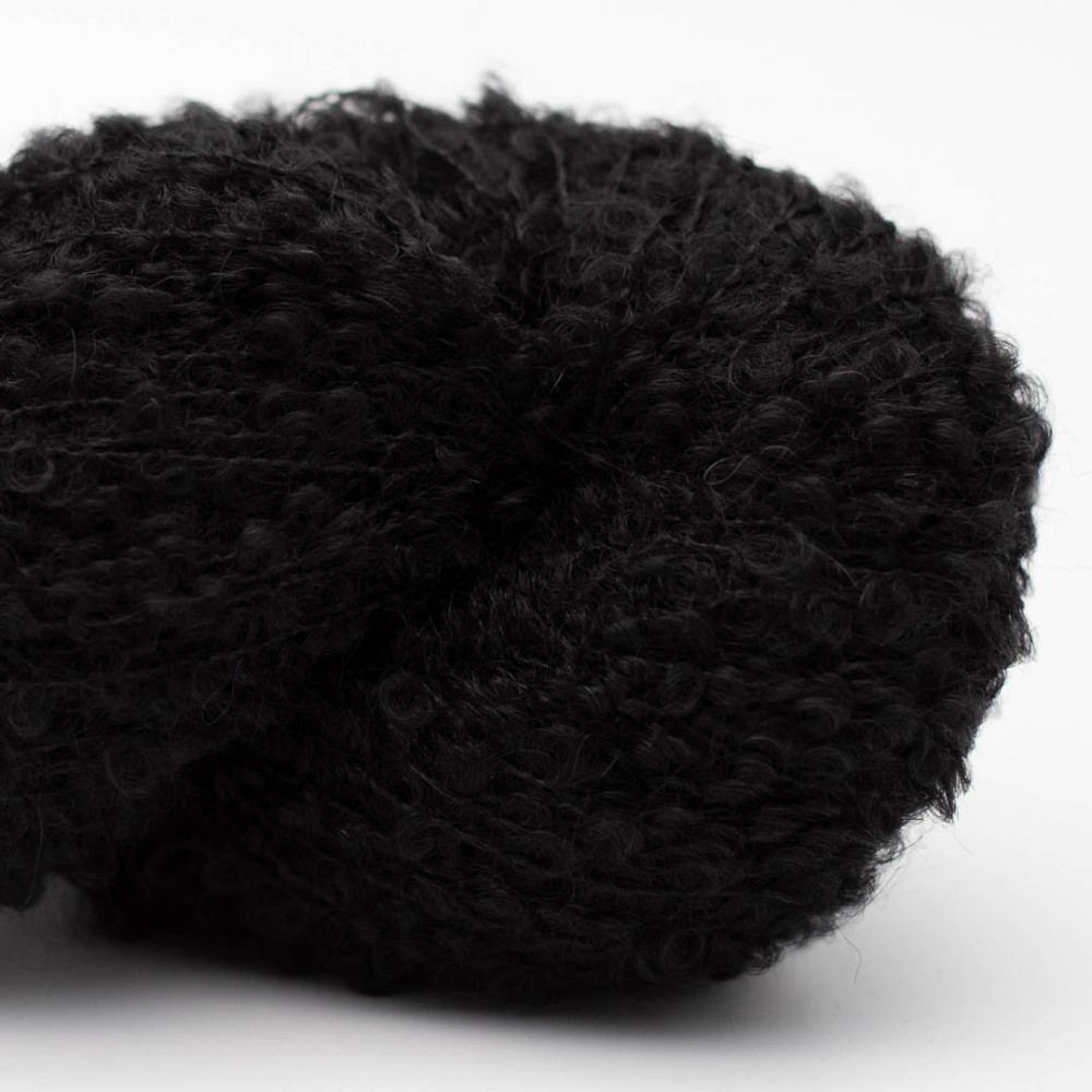 Kremke Alpaca Bouclé 05 Schwarz
