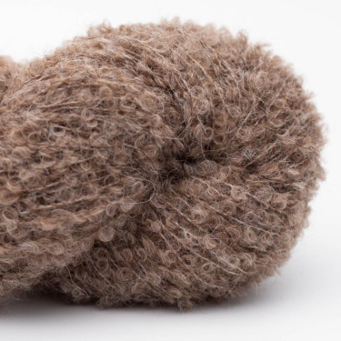 Kremke Alpaca Bouclé 91 Mittelbraun