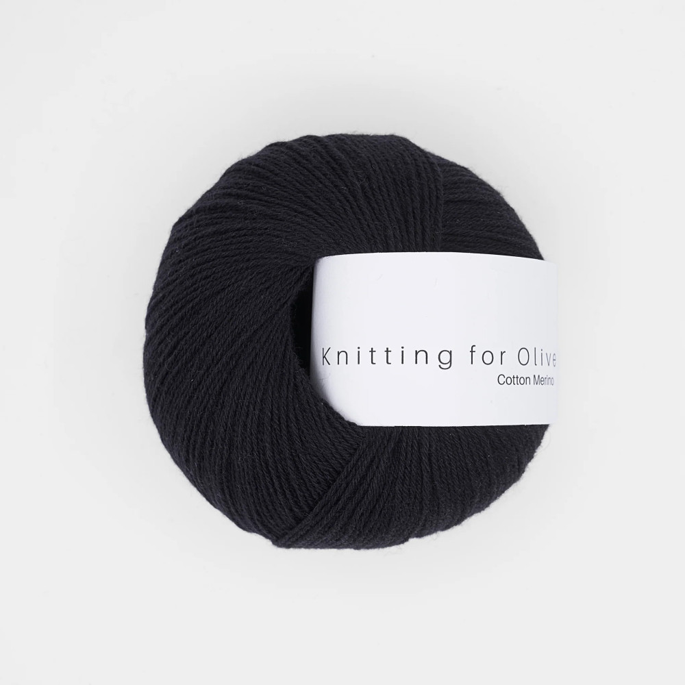 Knitting for Olive Cotton Merino - Licorice