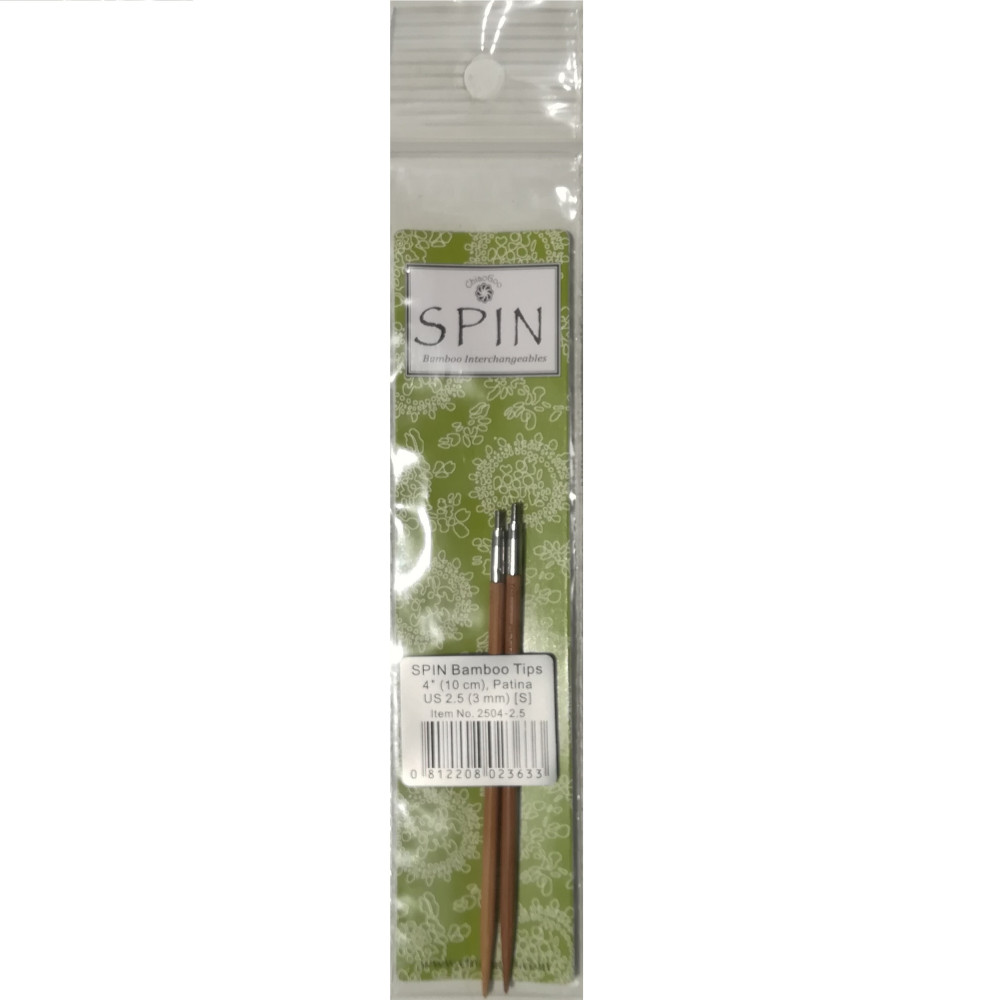 ChiaoGoo Spin Bamboo Tips 3.0 mm (10 cm) [S]