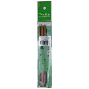 ChiaoGoo Premium Bamboo 3.5 mm (15 cm) Nadelspiel