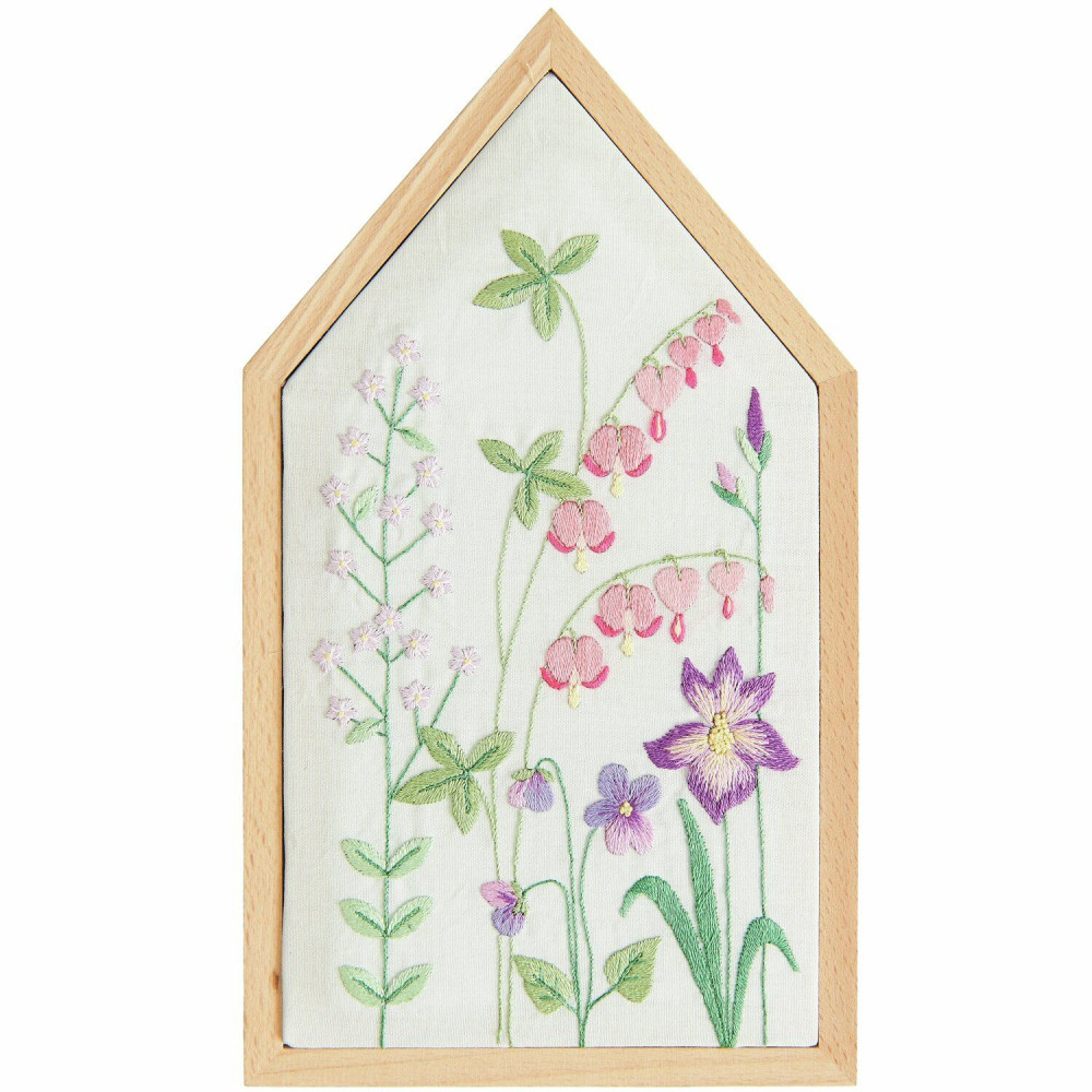 Rico Stickpackung vorgezeichnet - Frühlingswiese im Haus