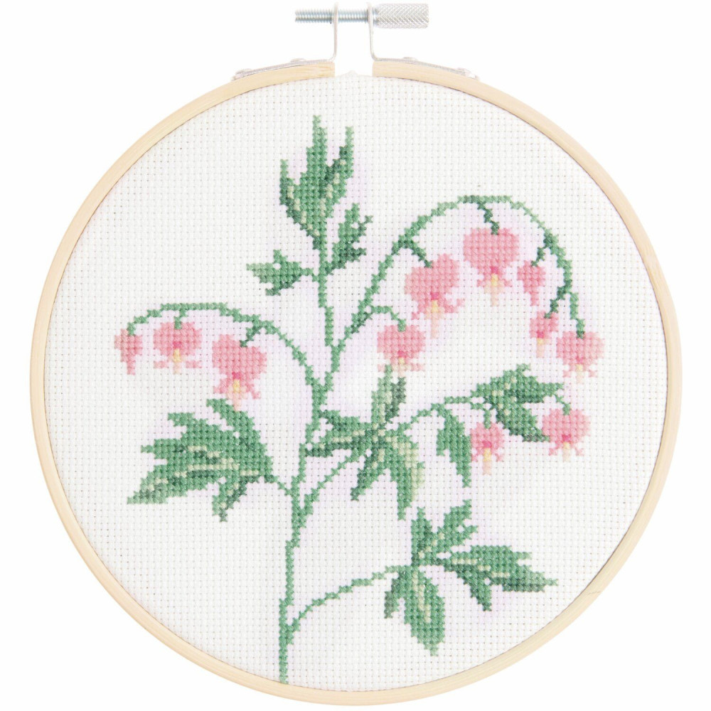 Rico Stickpackung gezählter Kreuzstich im Stickrahmen 15 cm