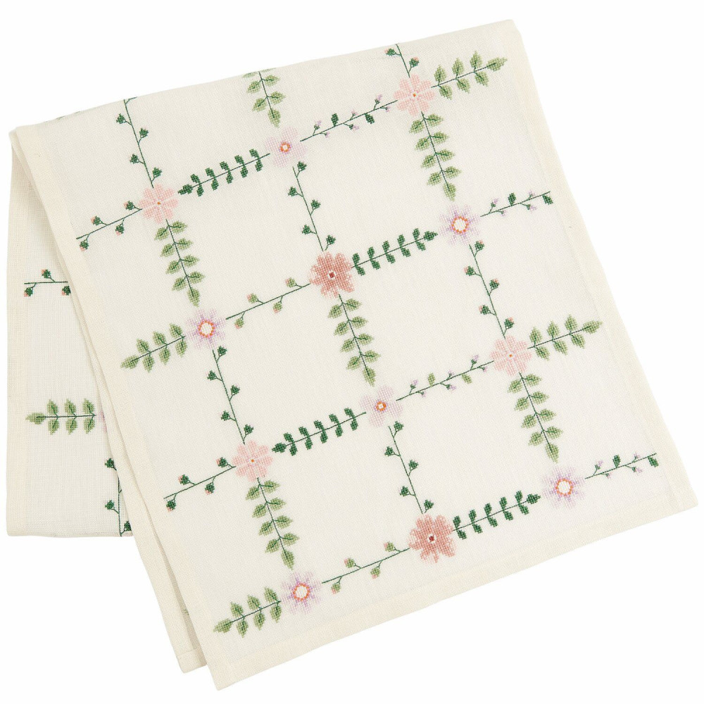 Rico Stickpackung gezählter Kreuzstich - Wiesenblümchen Läufer