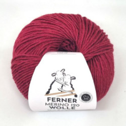 Ferner Merino 120 - 460 kirschrot mélange