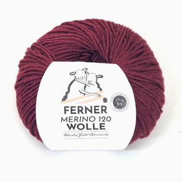 Ferner Merino 120 - 461 bordeaux mélange