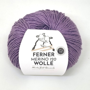 Ferner Merino 120 - 465 lila mélange
