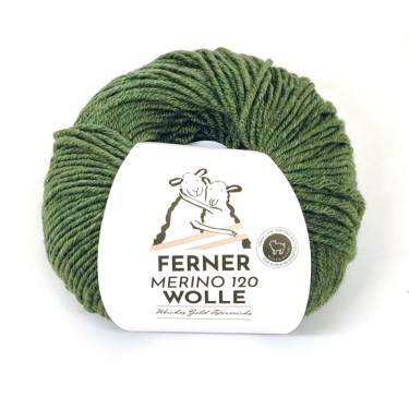 Ferner Merino 120 - 471 grün mélange