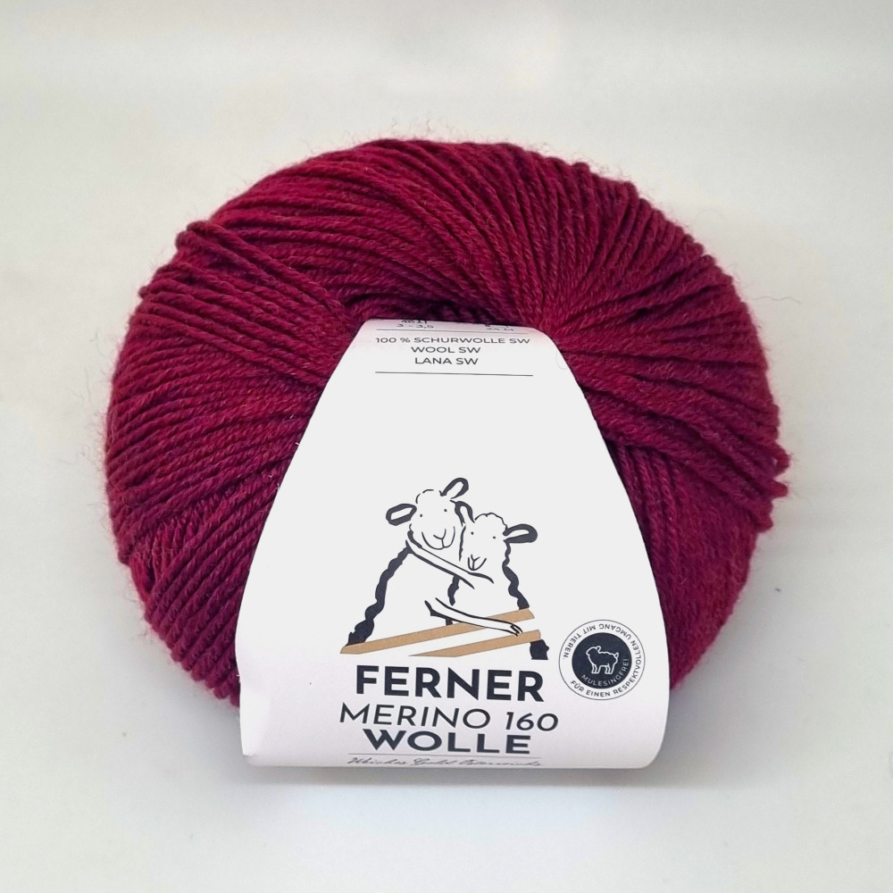 Ferner Merino 160 - 461 bordeaux mélange