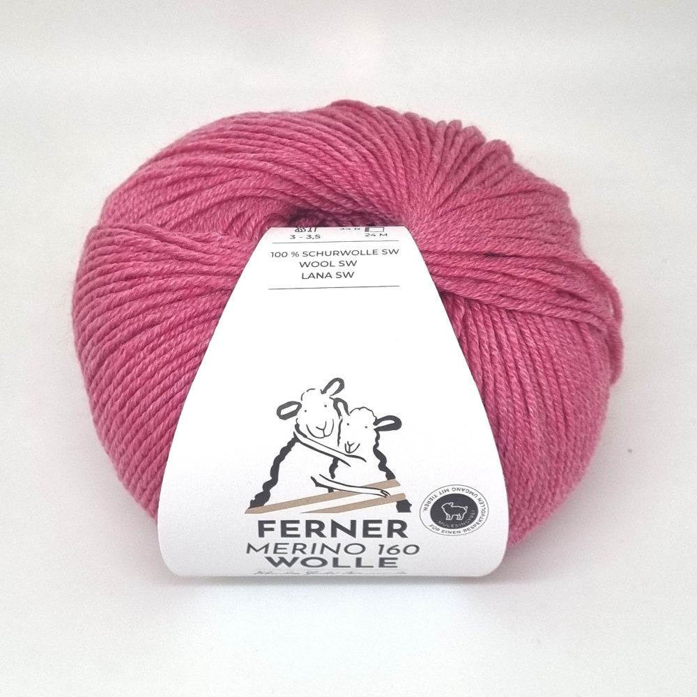 Ferner Merino 160 - 463 himbeer mélange