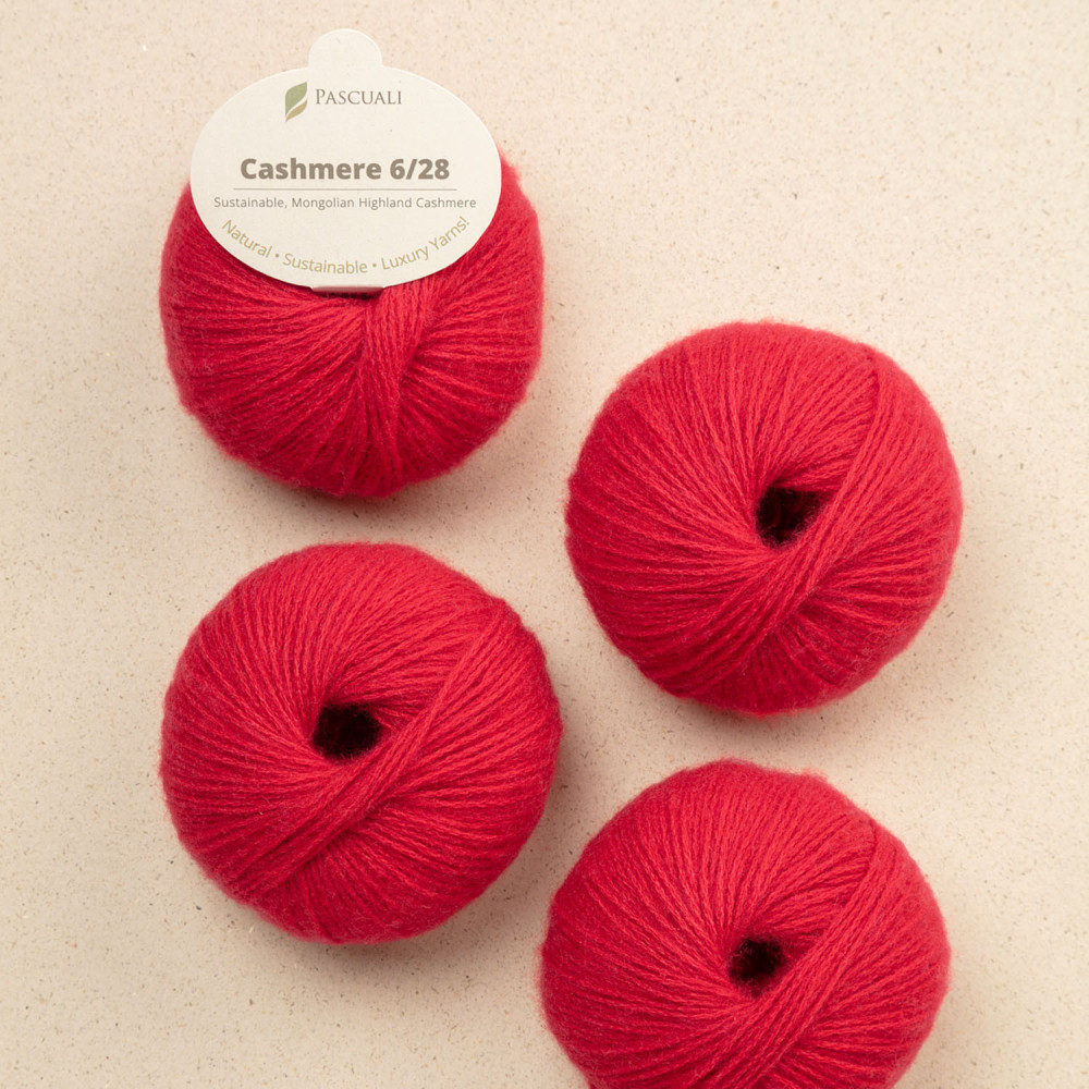 Pascuali Cashmere 6/28 95 Scharlachrot