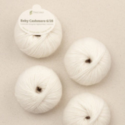 Pascuali Baby Cashmere 6/28 54 Wollweiß