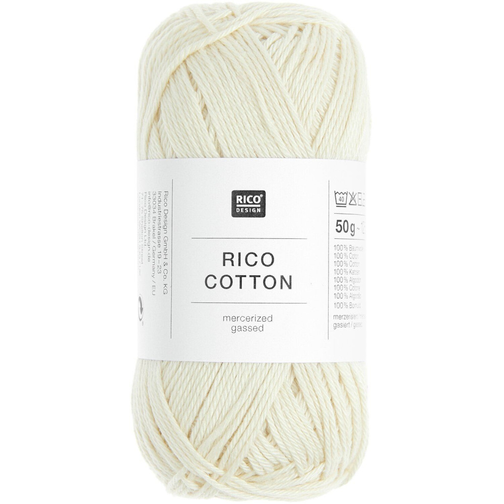 Rico Cotton 002 elfenbein
