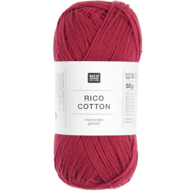 Rico Cotton 209 weinrot