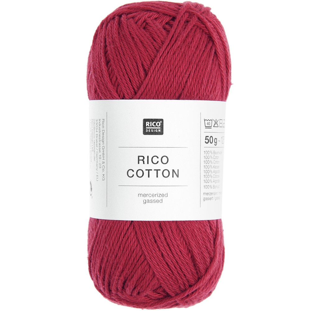 Rico Cotton 209 weinrot