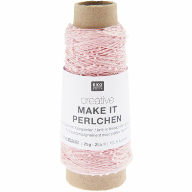 Rico creative Make it Perlchen 002 Rosenquarz