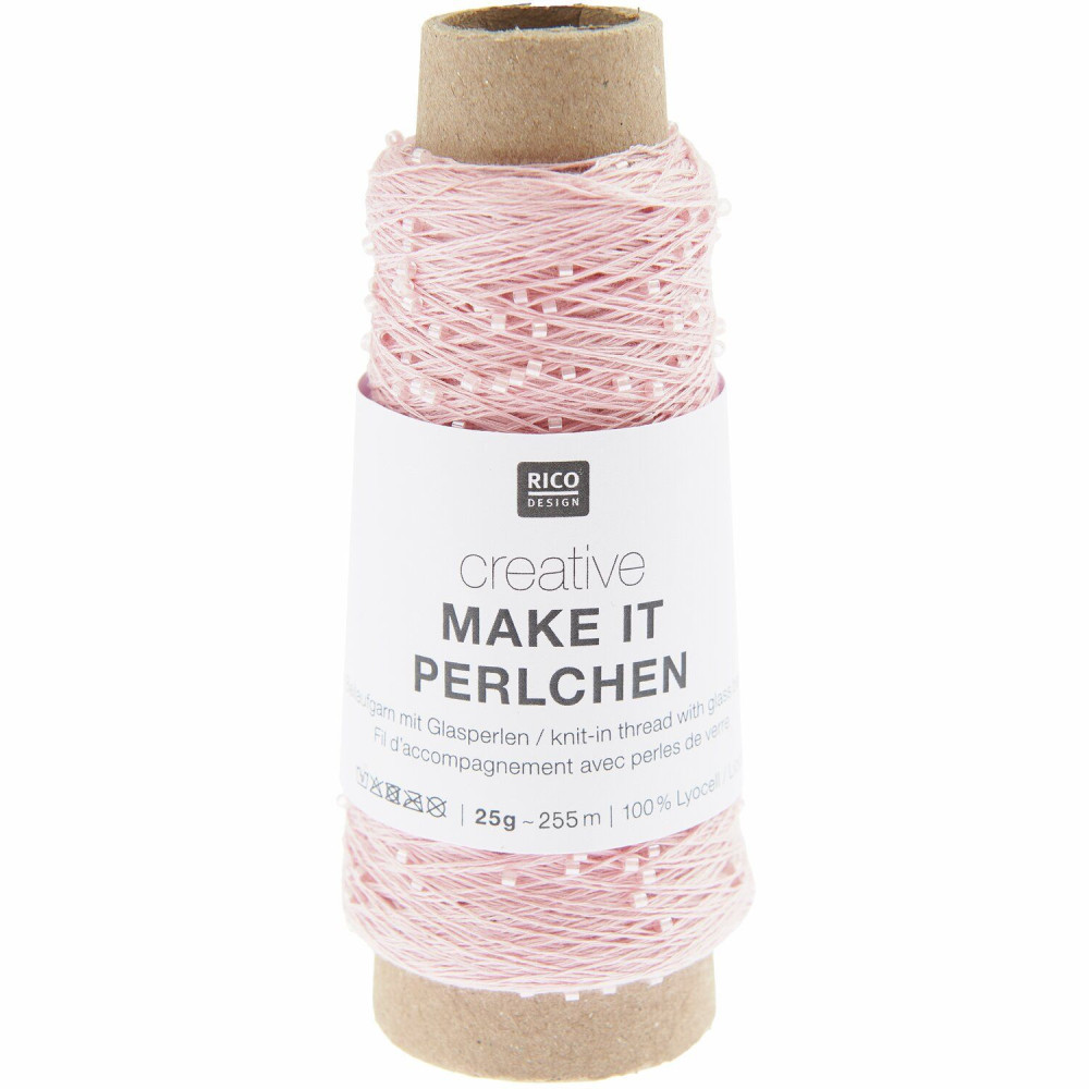 Rico creative Make it Perlchen 002 Rosenquarz