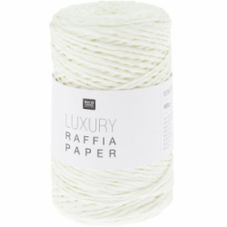 Rico Luxury Raffia Paper 001 weiß