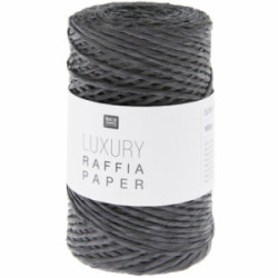 Rico Luxury Raffia Paper 008 schwarz