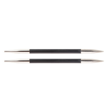 KnitPro austauschbare Nadelspitzen 3.0 mm Karbonz