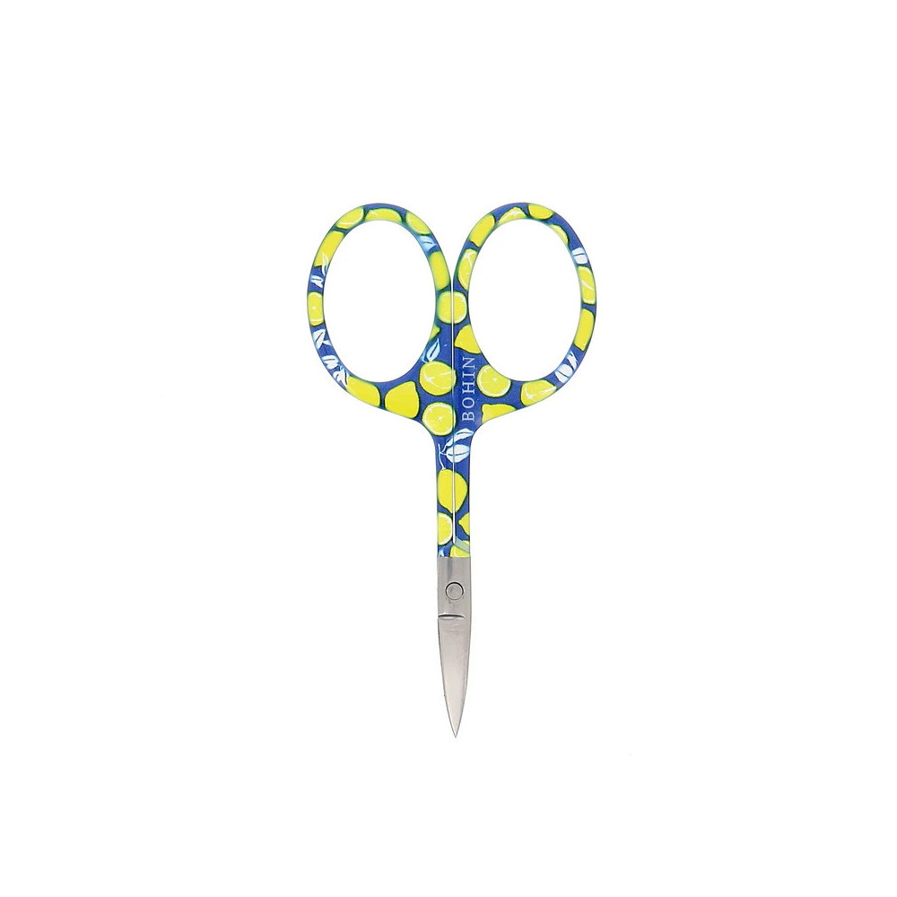 Bohin Stickschere Fancy - Dolce Vita blau mit Zitronen