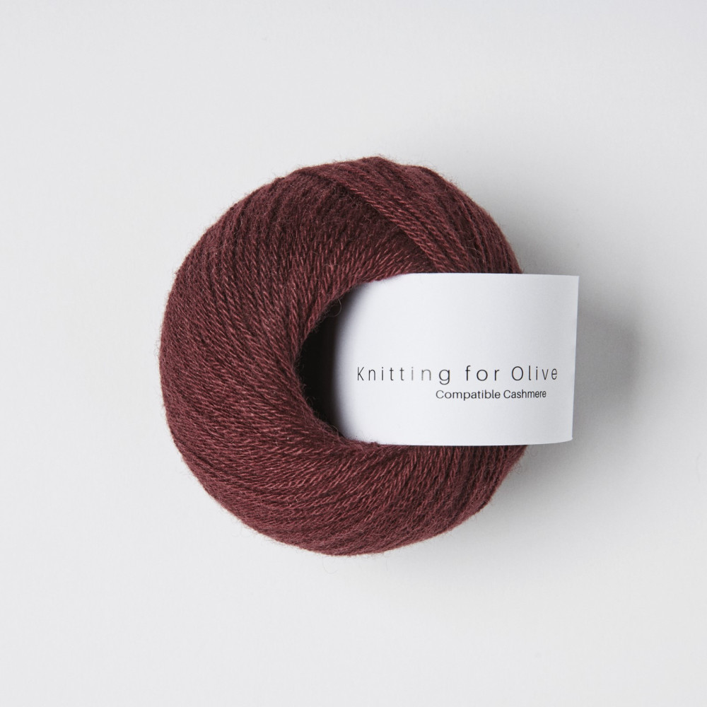 Knitting for Olive Compatible Cashmere - Bordeaux