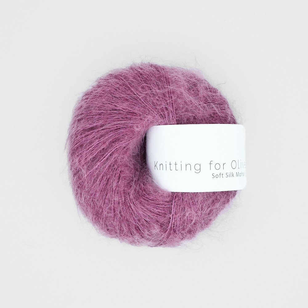 Knitting for Olive Soft Silk Mohair - Blackberry Ice Cream