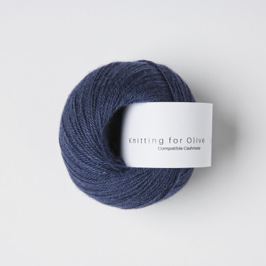 Knitting for Olive Compatible Cashmere - Navy Blue