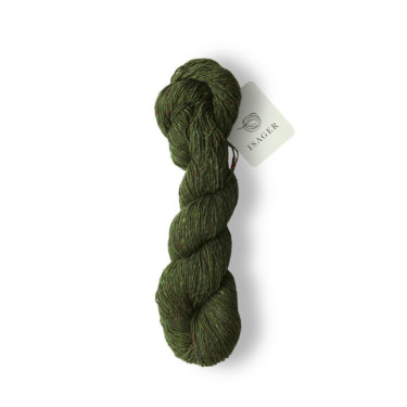 Isager Tweed Bottle Green