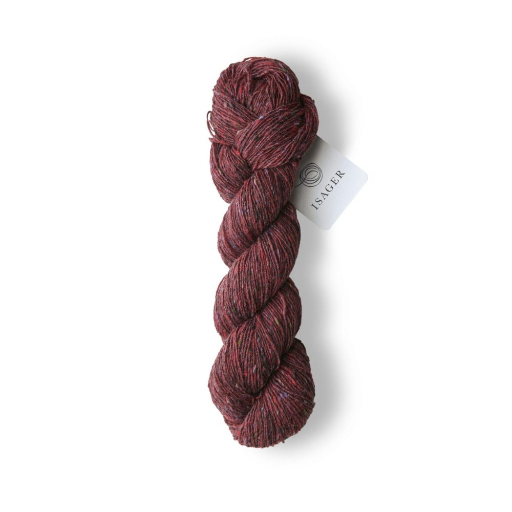 Isager Tweed Wine