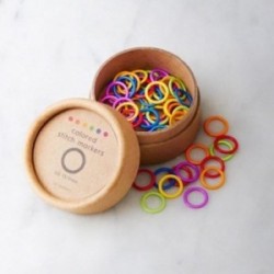 Cocoknits - Colored Ring Stitch Marker (large)
