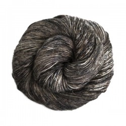malabrigo Susurro 665 Obsidian
