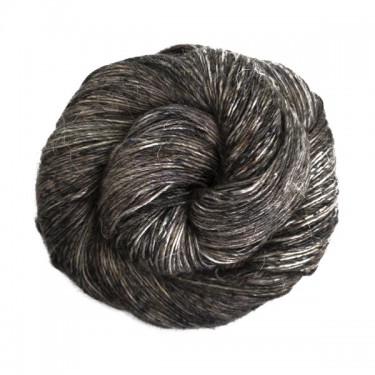 malabrigo Susurro 665 Obsidian