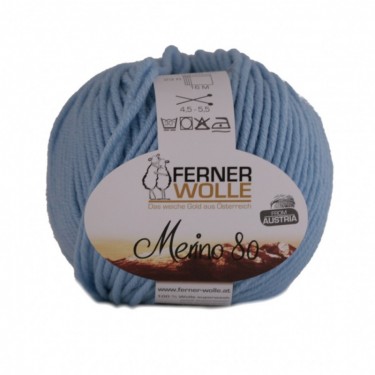 Ferner Merino 80 - 366 babyblau Ferner Merino 80 - 366 babyblau