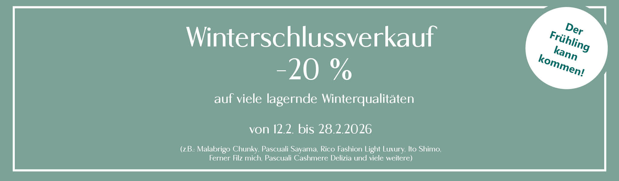 Sommerschlussverkauf